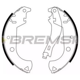 BREMSI gf0184 Тормозные колодки задние барабанные BREMSI gf0184