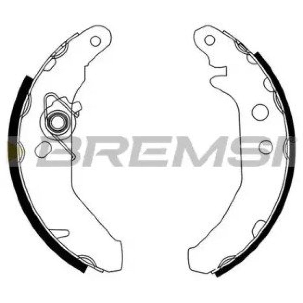 Тормозные колодки задние BREMSI gf0225