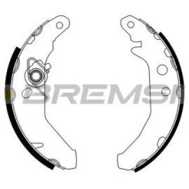 Тормозные колодки задние BREMSI gf0225
