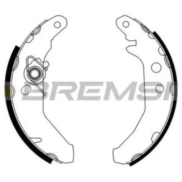 Тормозные колодки задние BREMSI gf0225
