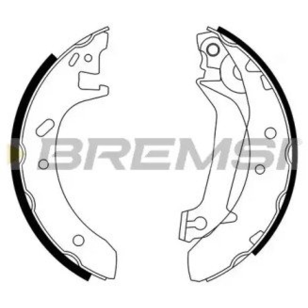 Гальмівні колодки задні BREMSI gf0229