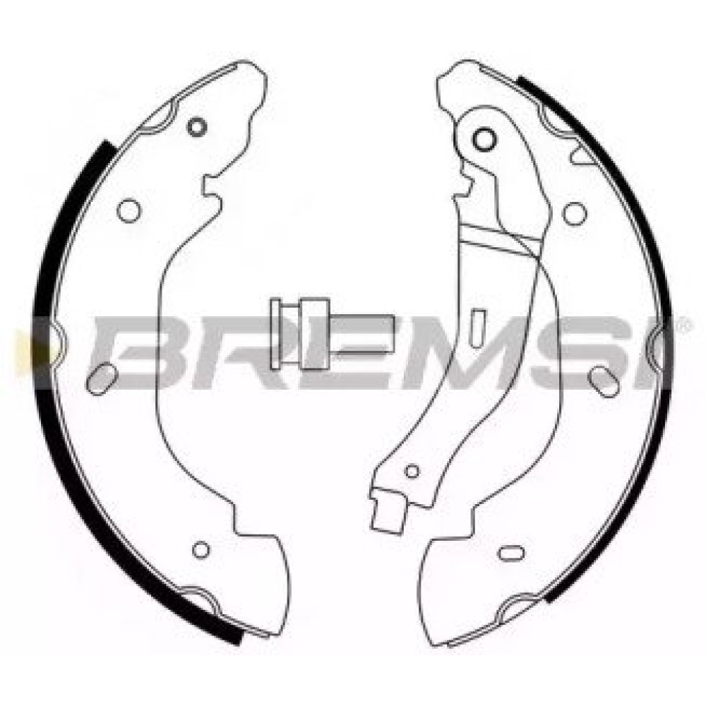 Тормозные колодки задние BREMSI gf0240