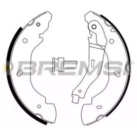 Тормозные колодки задние BREMSI gf0240