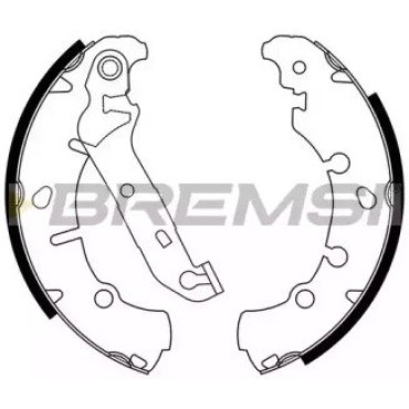 Тормозные колодки задние BREMSI gf0243