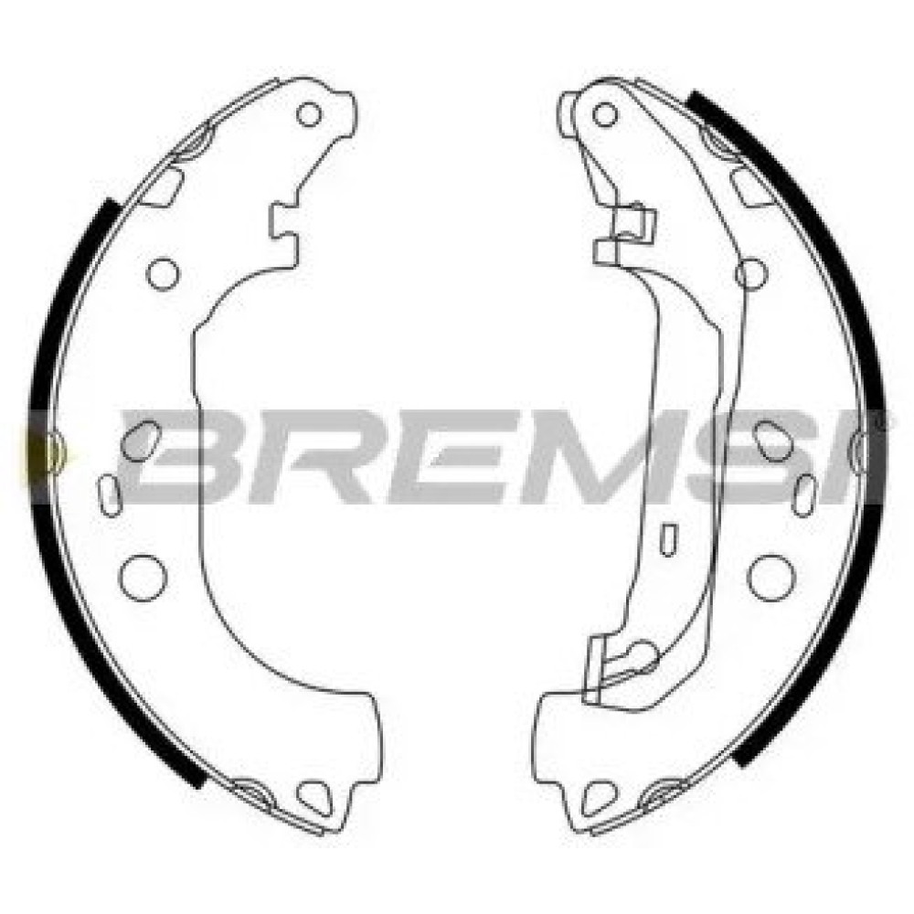 Гальмівні колодки BREMSI gf0245