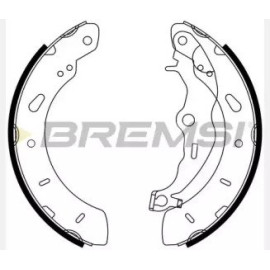 Тормозные колодки задние BREMSI gf0248