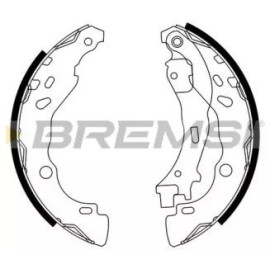 BREMSI gf0291 Гальмівні колодки задні BREMSI gf0291