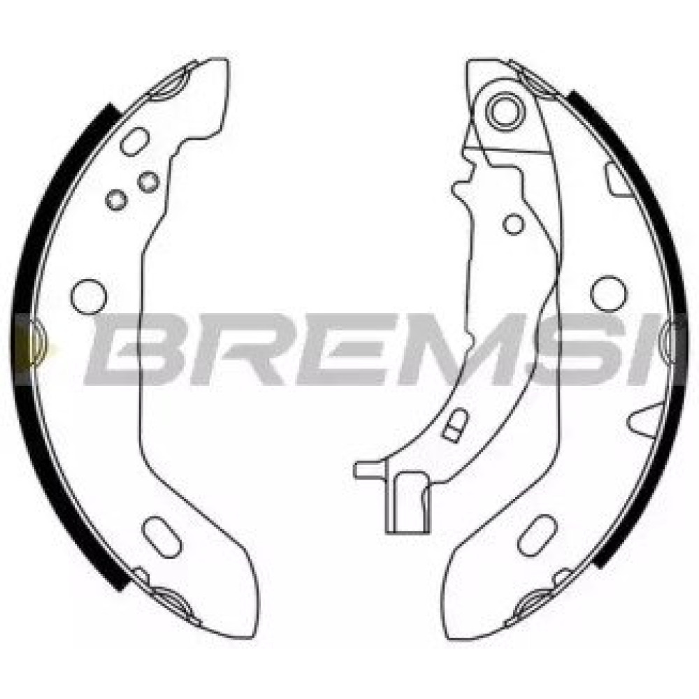 Колодки ручного гальма BREMSI gf0304