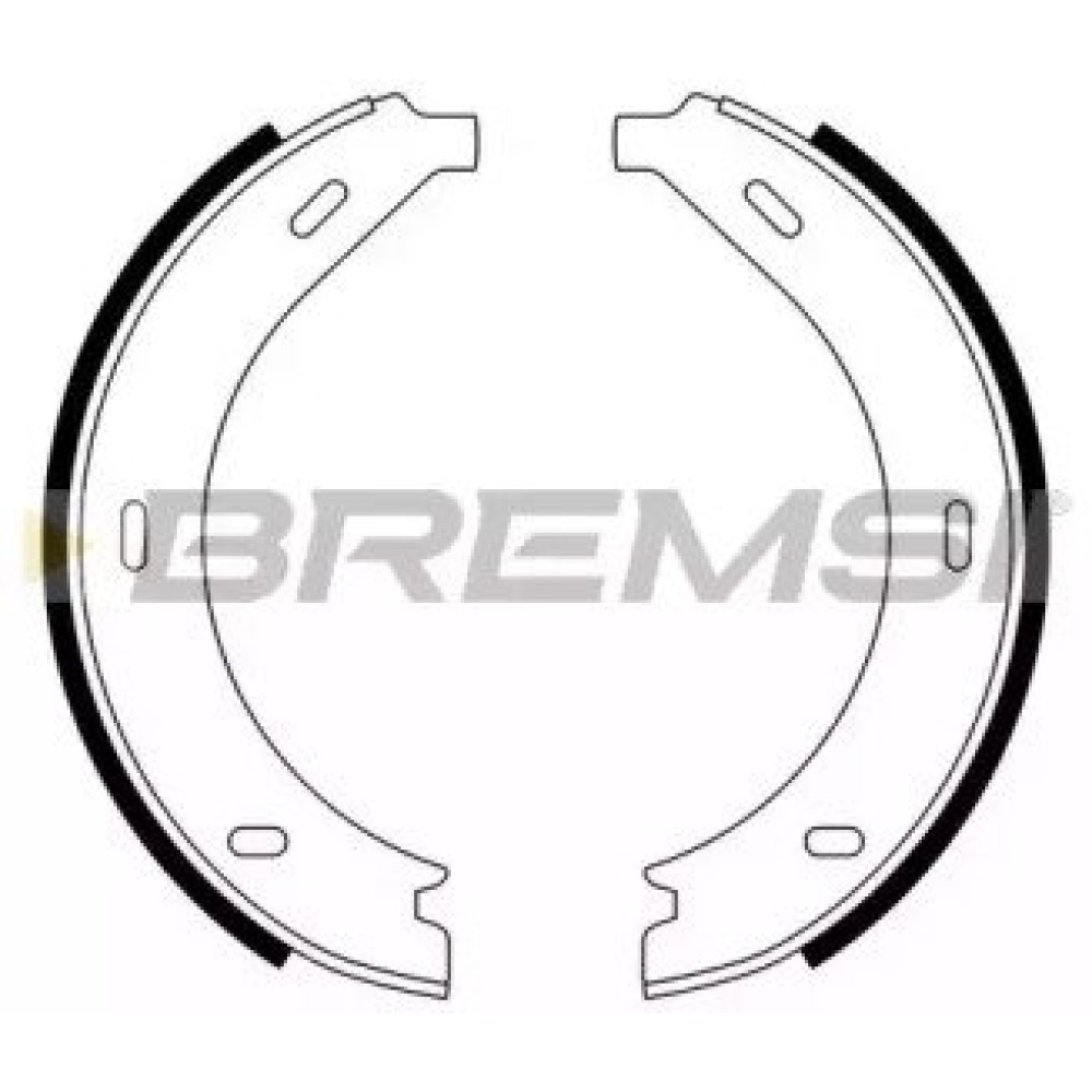 Колодки ручного тормоза BREMSI gf0305