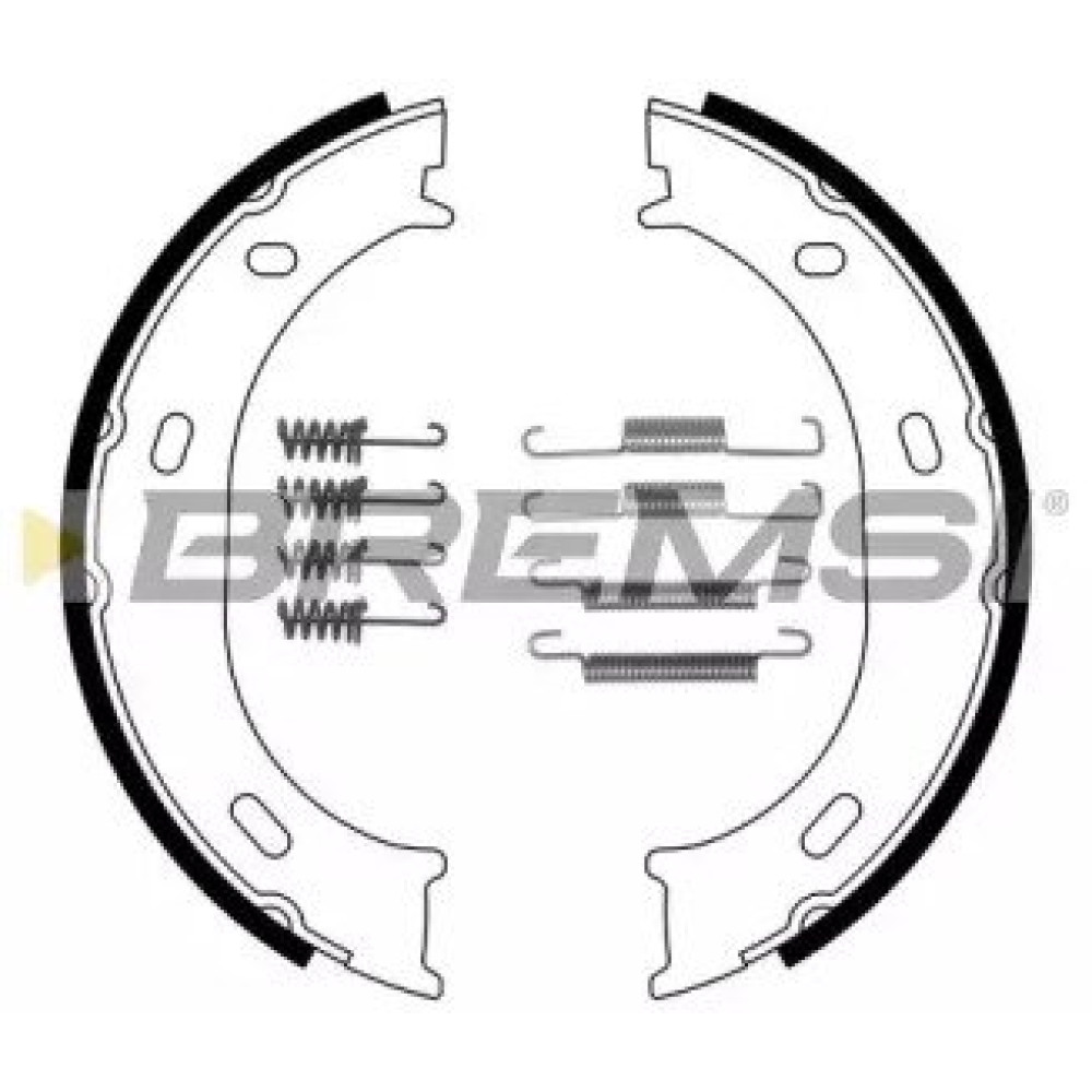 Колодки ручного гальма з пружинками BREMSI gf03061