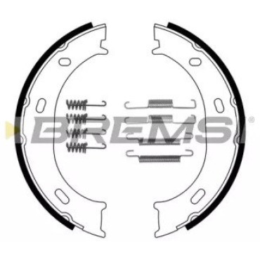 Колодки ручного гальма з пружинками BREMSI gf03061