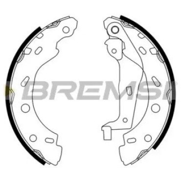 Тормозные колодки задние BREMSI gf0308