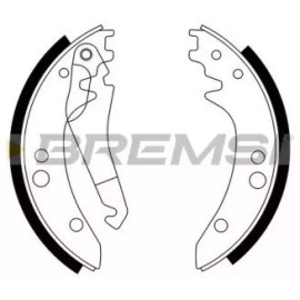 BREMSI gf0309 Тормозные колодки задние с тираж BREMSI gf0309