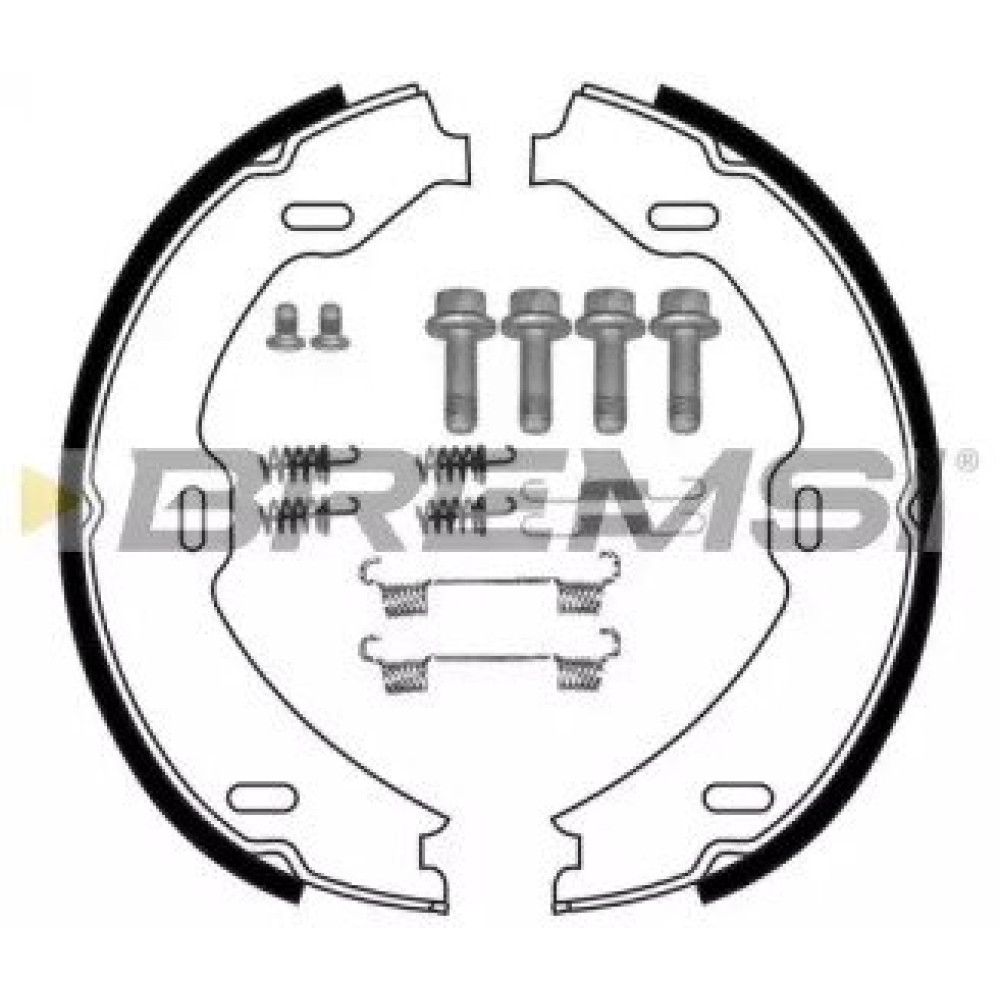 Колодки ручного гальма BREMSI gf03111