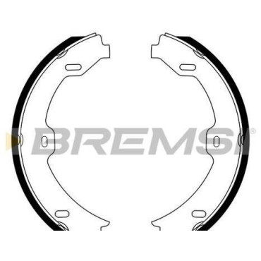Тормозные колодки задние BREMSI gf0312