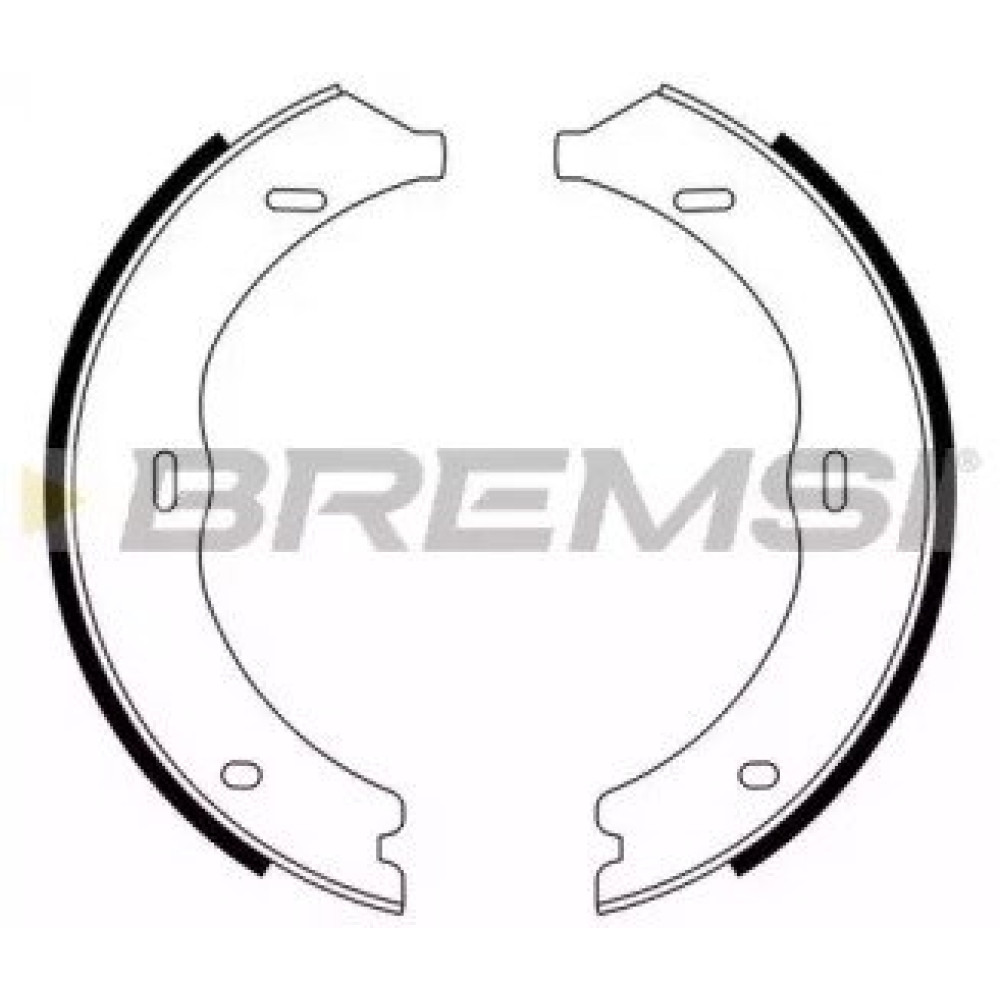 Колодки ручного тормоза BREMSI gf0316
