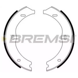 BREMSI gf0316 Колодки ручного гальма BREMSI gf0316