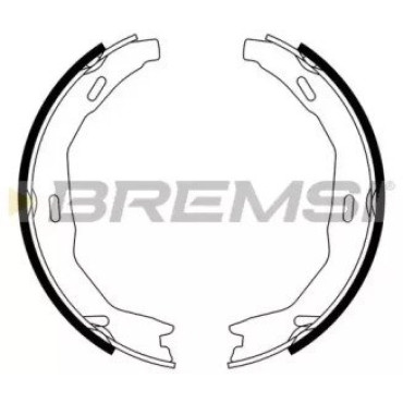 Колодки ручного тормоза BREMSI gf0317