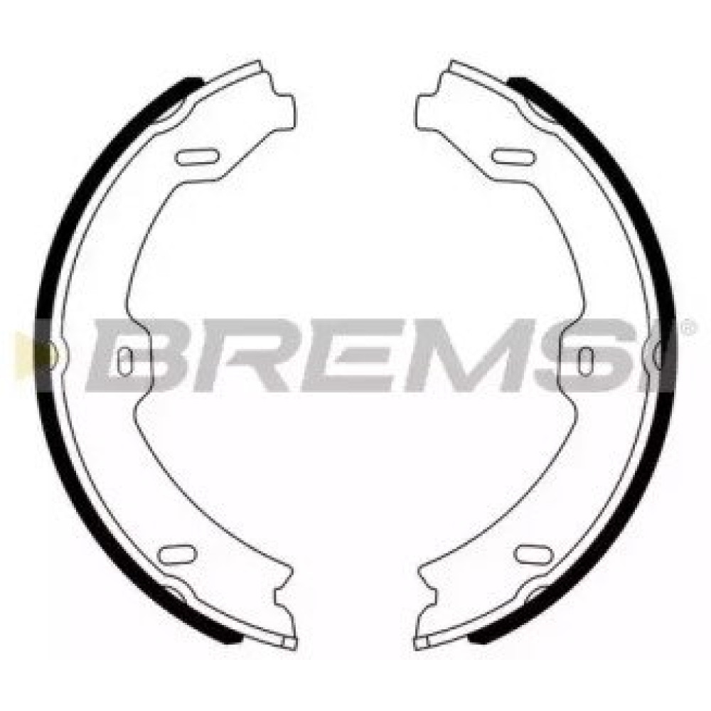 Тормозные колодки задние BREMSI gf0318