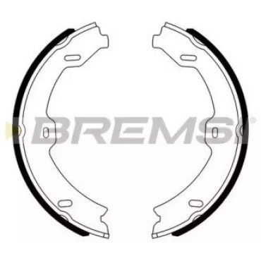 Тормозные колодки задние BREMSI gf0318