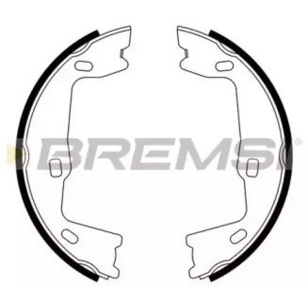 Колодки ручного гальма BREMSI gf0349
