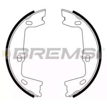 Колодки ручного гальма BREMSI gf0349