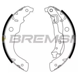 BREMSI gf0389 Гальмівні колодки задні BREMSI gf0389