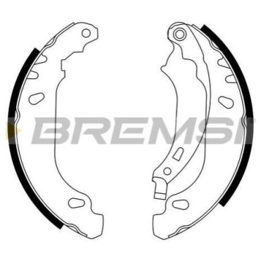 Тормозные колодки задние BREMSI gf0408