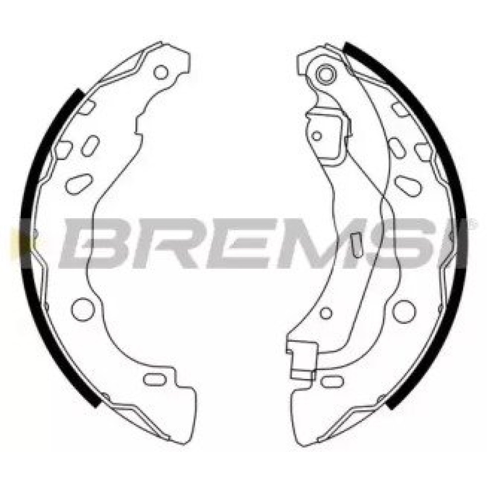 Тормозные колодки задние BREMSI gf0409