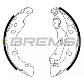 Тормозные колодки задние BREMSI gf0409