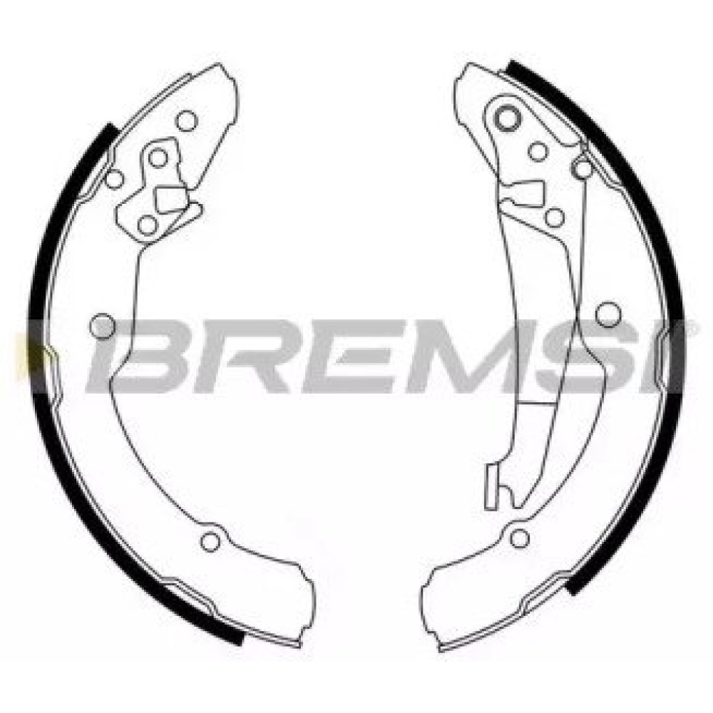 Тормозные колодки задние BREMSI gf0473