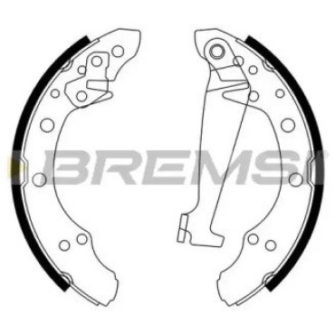 Гальмівні колодки задні BREMSI gf0556