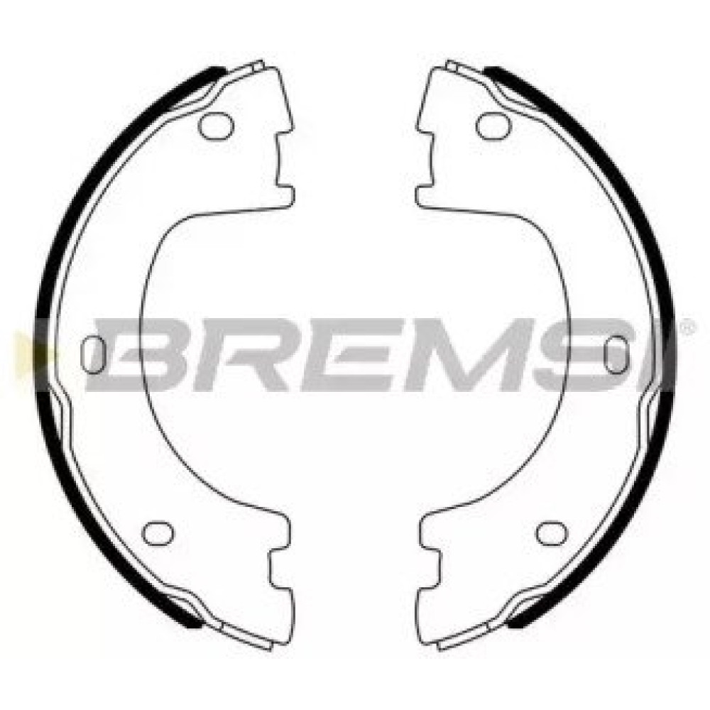 Колодки ручного гальма спарка BREMSI gf0560