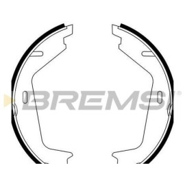Тормозные колодки барабанные BREMSI gf0608a