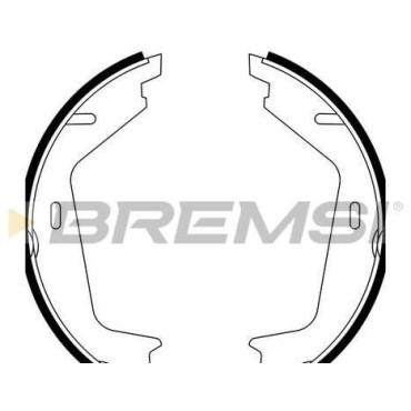 Тормозные колодки барабанные BREMSI gf0608a