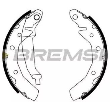 Тормозные колодки задние BREMSI gf0630
