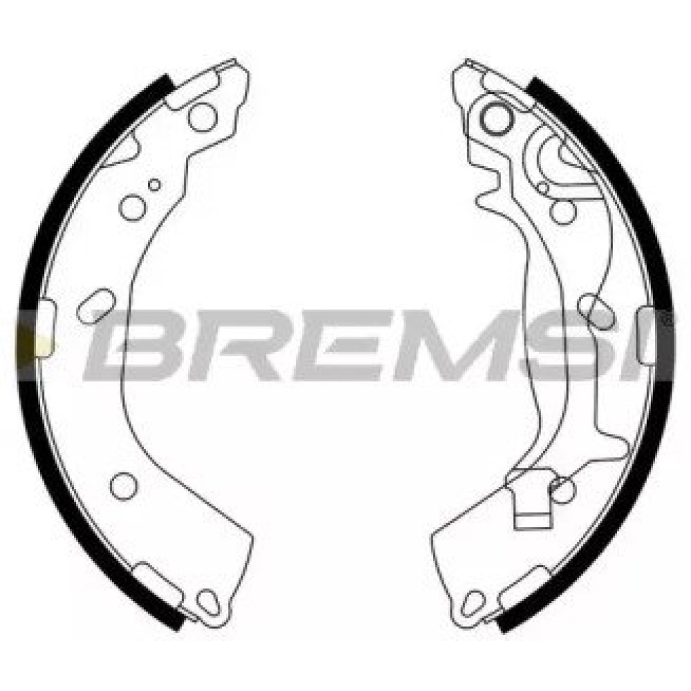 Тормозные колодки задние BREMSI gf0745