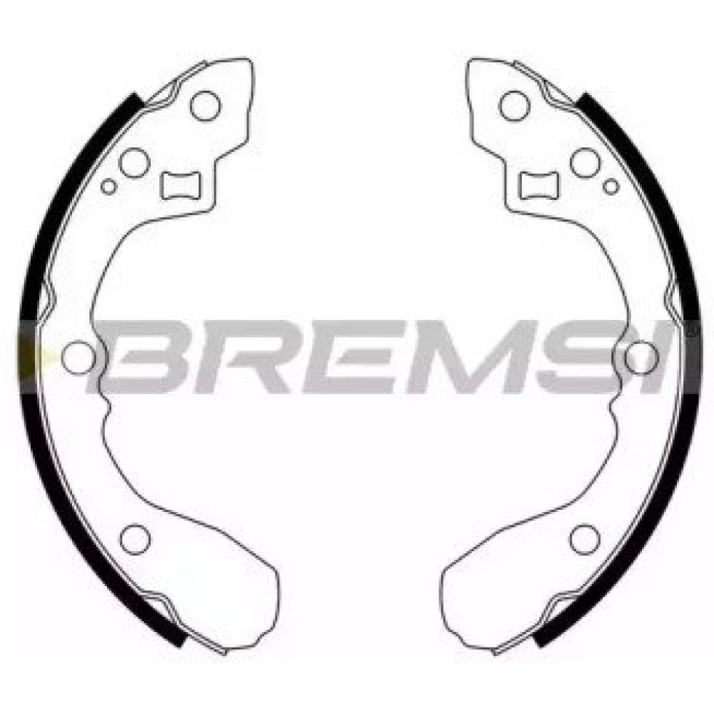 Тормозные колодки задние BREMSI gf0762