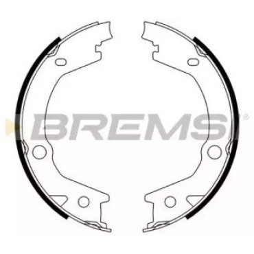 Колодки ручного гальма BREMSI gf0765