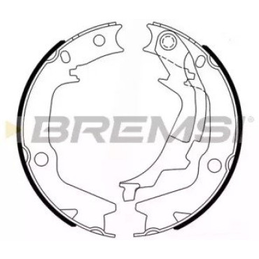 Колодки ручного гальма BREMSI gf0766