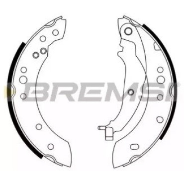 Тормозные колодки задние BREMSI gf0832
