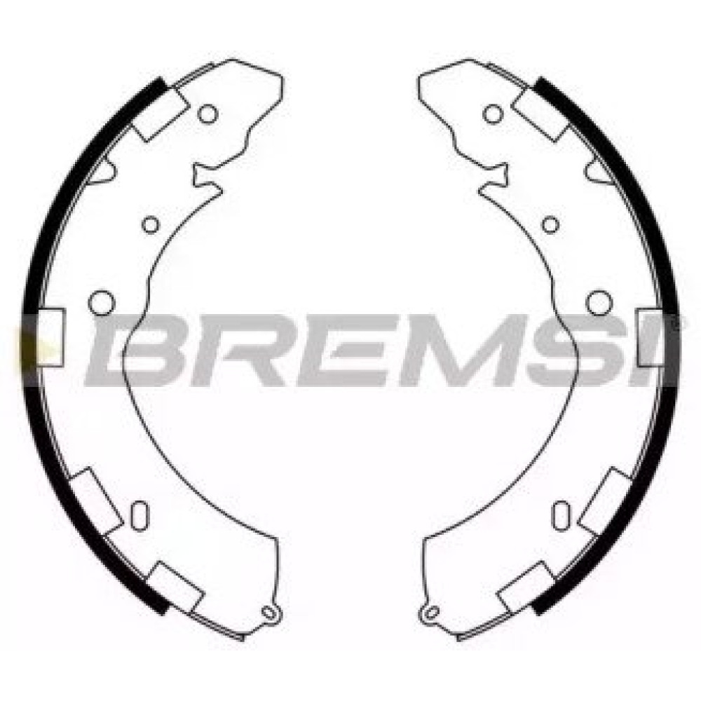 Гальмівні колодки BREMSI gf0833