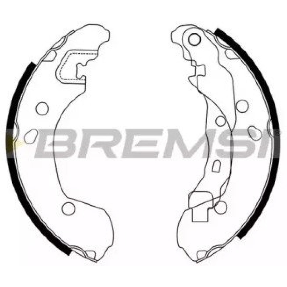 Тормозные колодки задние BREMSI gf0862