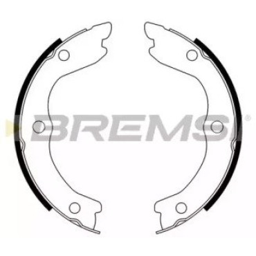 Колодки ручного тормоза BREMSI gf0870