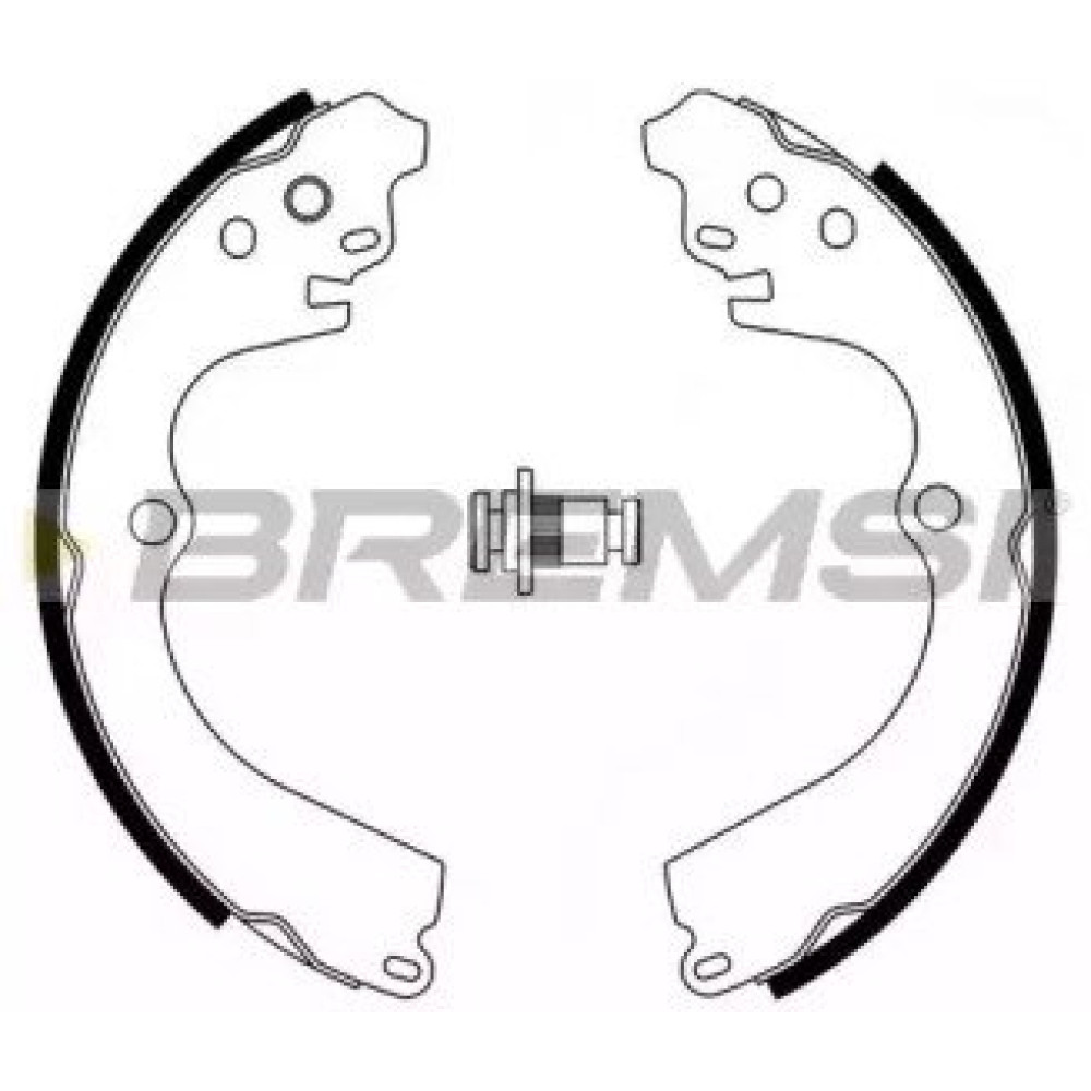 Тормозные колодки задние BREMSI gf0884