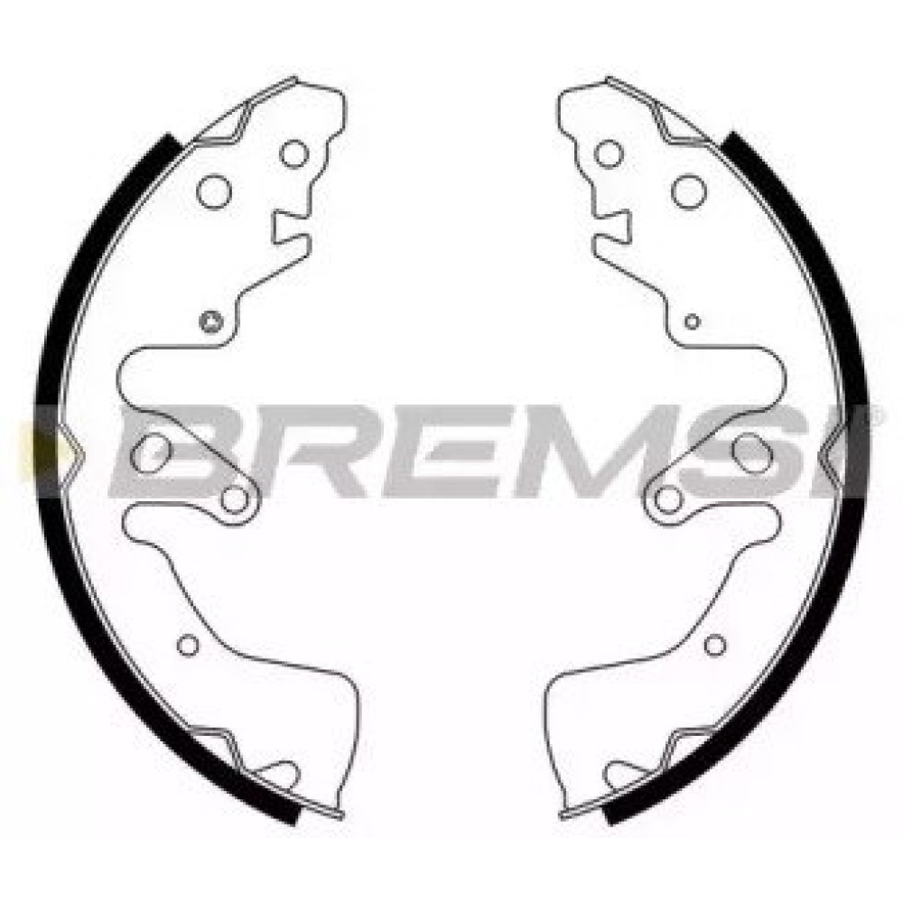 Тормозные колодки задние BREMSI gf0924