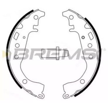 Тормозные колодки задние BREMSI gf0951