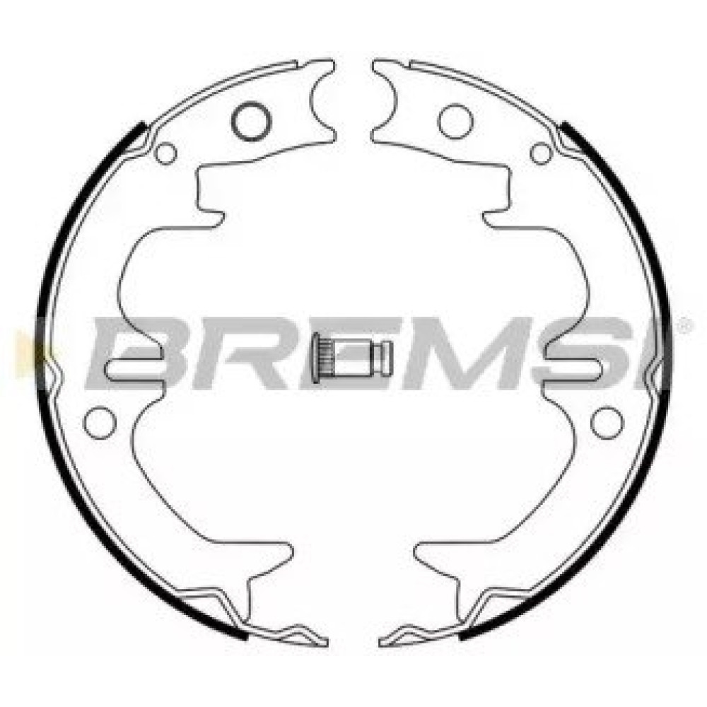 Колодки ручного гальма BREMSI gf0962