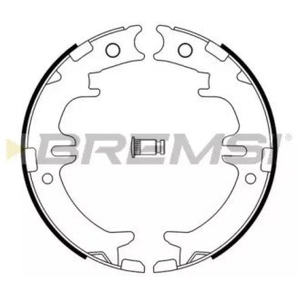 Колодки ручного гальма BREMSI gf0964