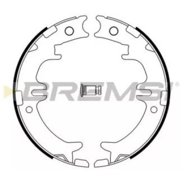 Колодки ручного гальма BREMSI gf0964